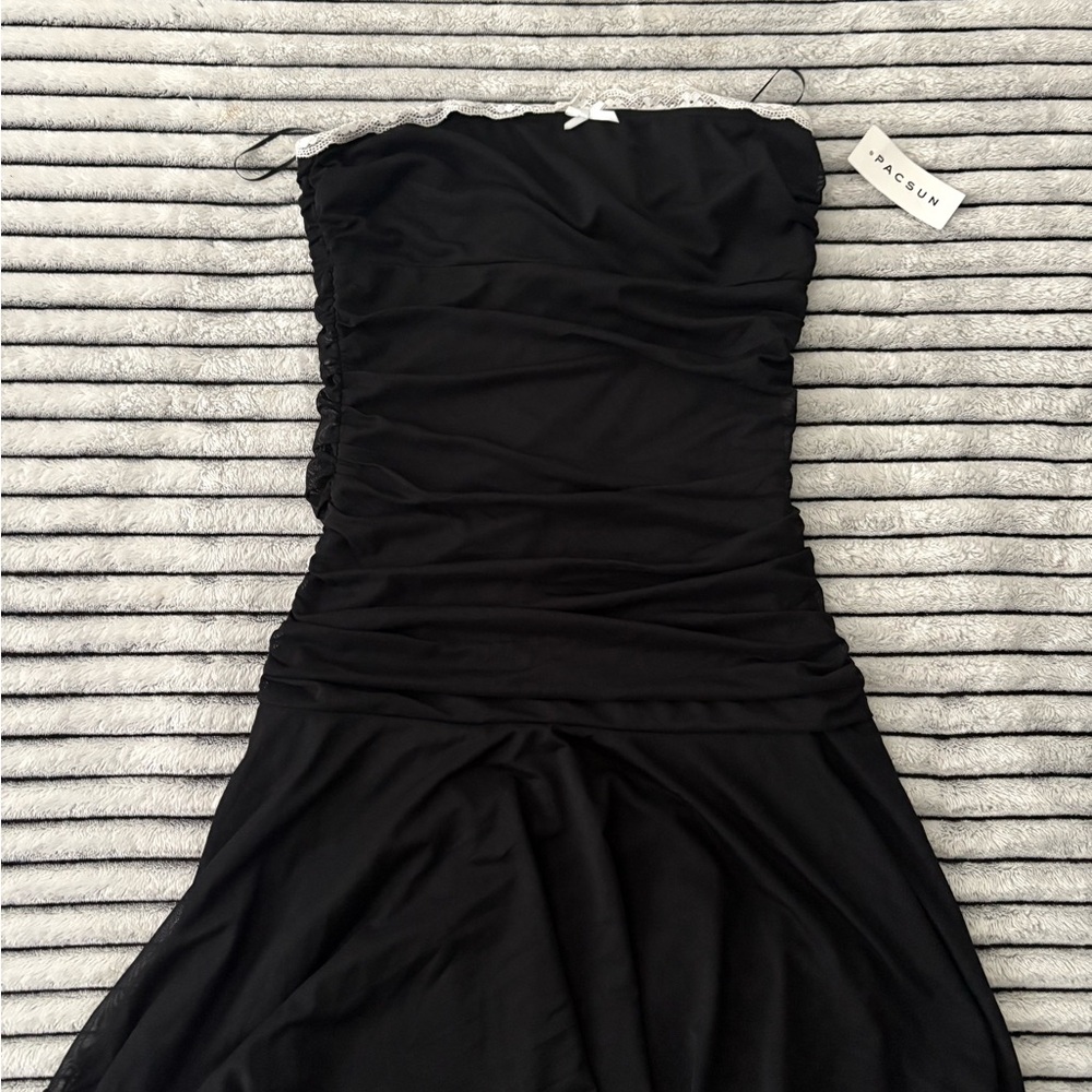 PacSun Strapless Black Dress